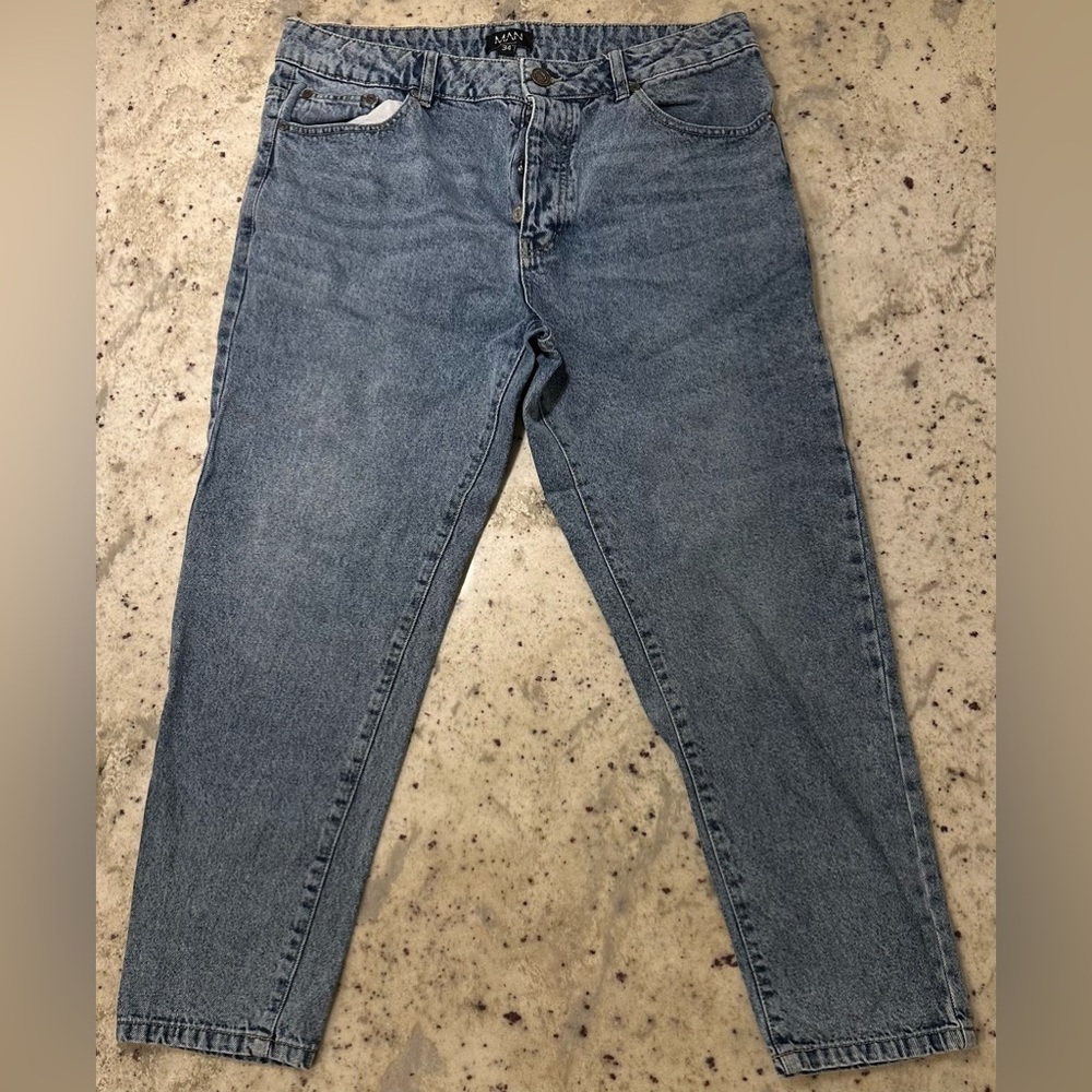 BooHoo Man high calf jeans. Size 34.